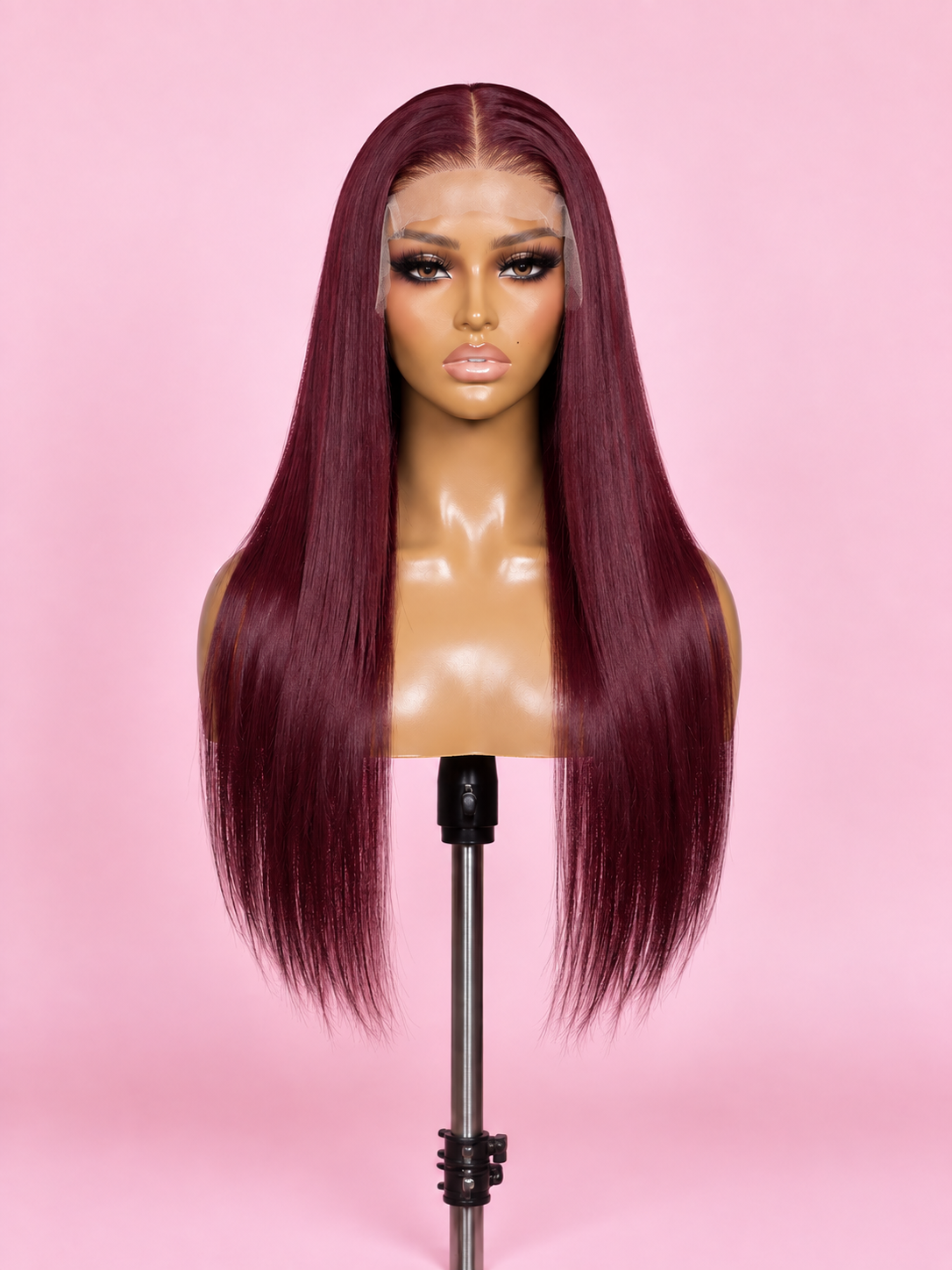 Grape | Silk Straight Lace Front Wig (purple)