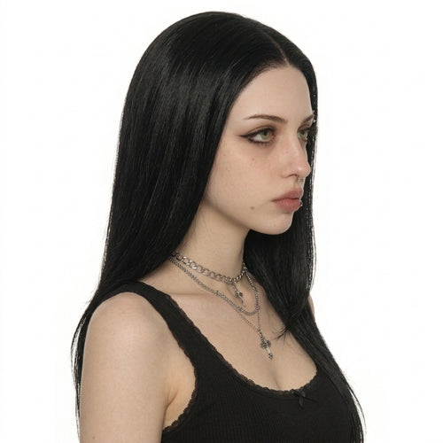 Dusk | Straight Lace Front Wig (5x5 24" black)